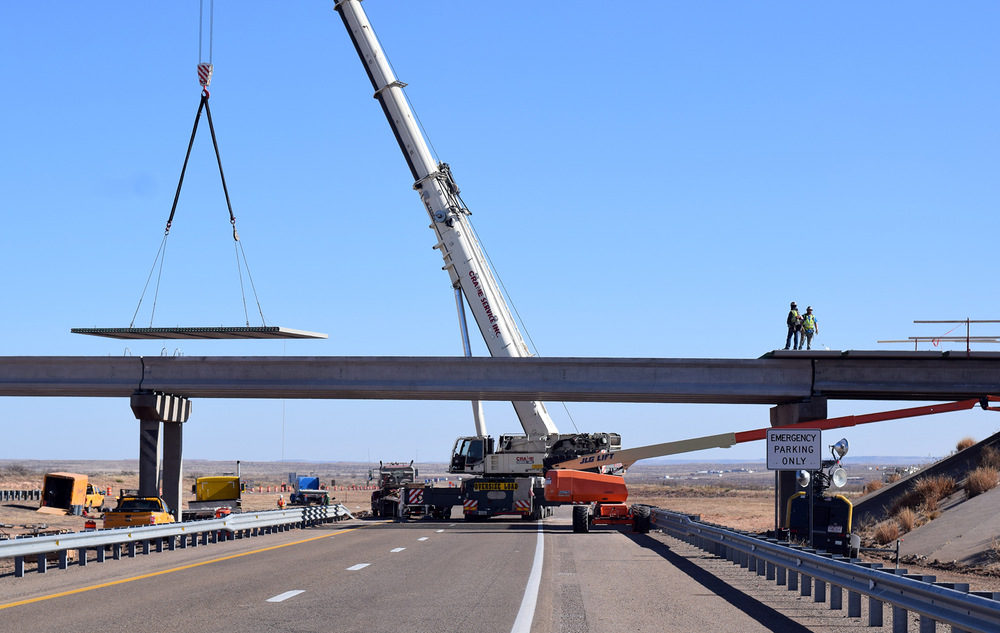 I-40 overpass work forces a detour - Quay County Sun